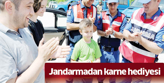 Jandarmadan karne hediyesi