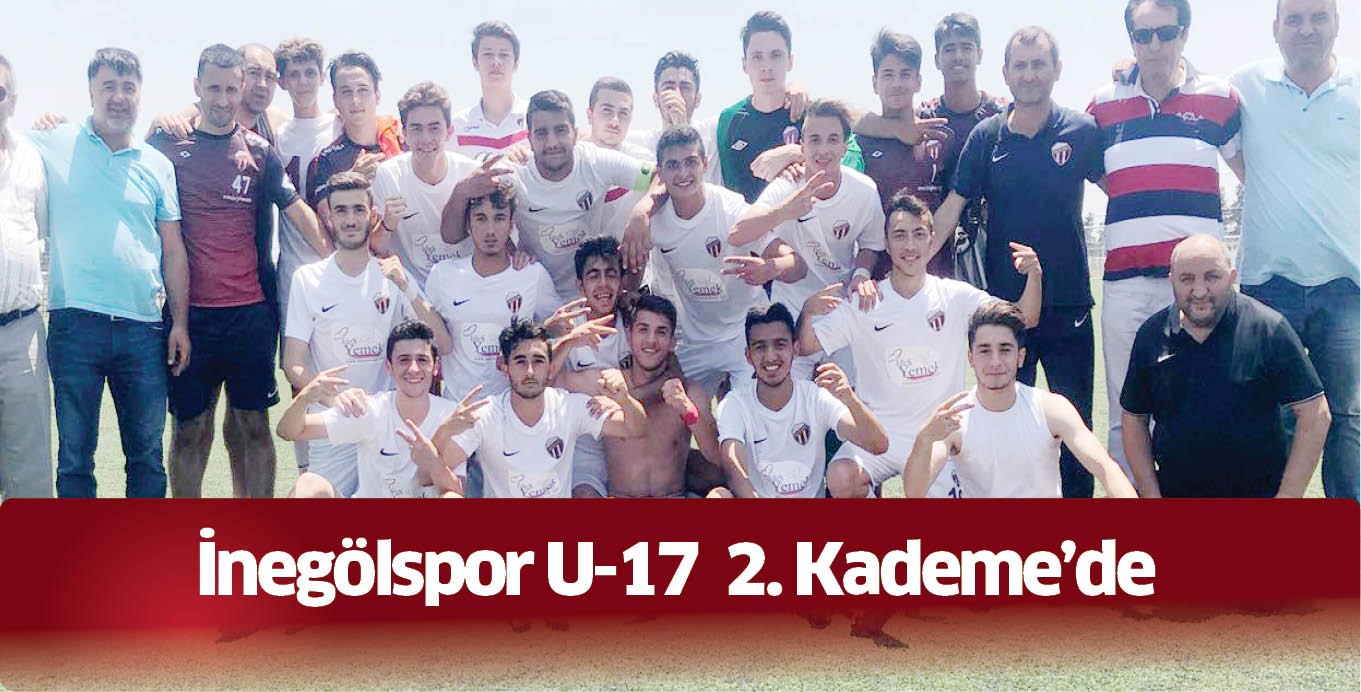 İnegölspor U-17  2. Kademe’de