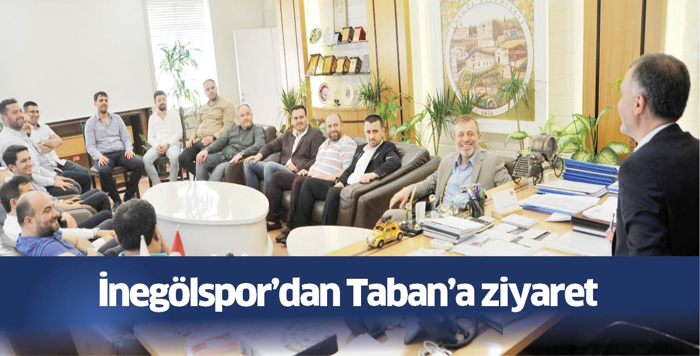 İnegölspor’dan Taban’a ziyaret