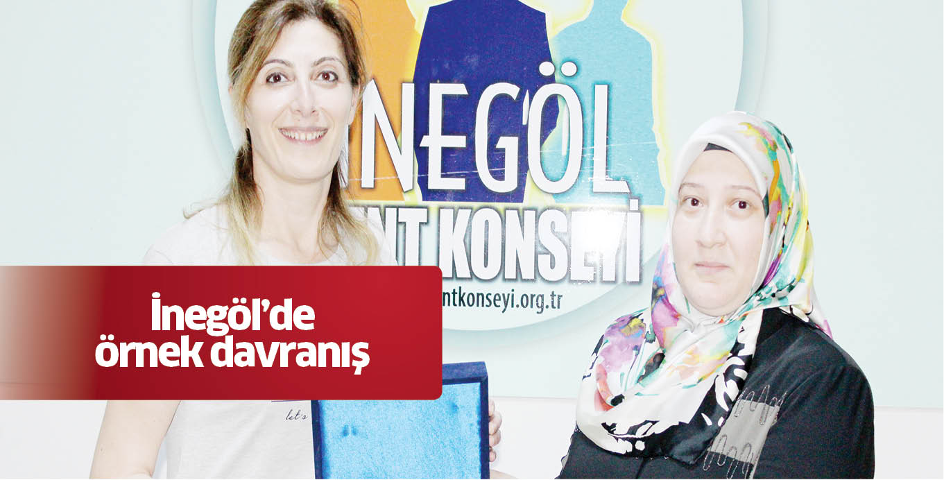 İnegöl’de örnek davranış