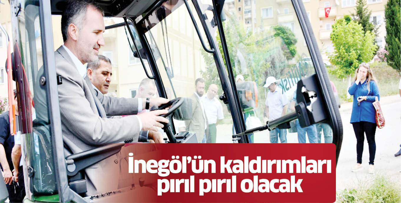 İnegöl’ün kaldırımları  pırıl pırıl olacak