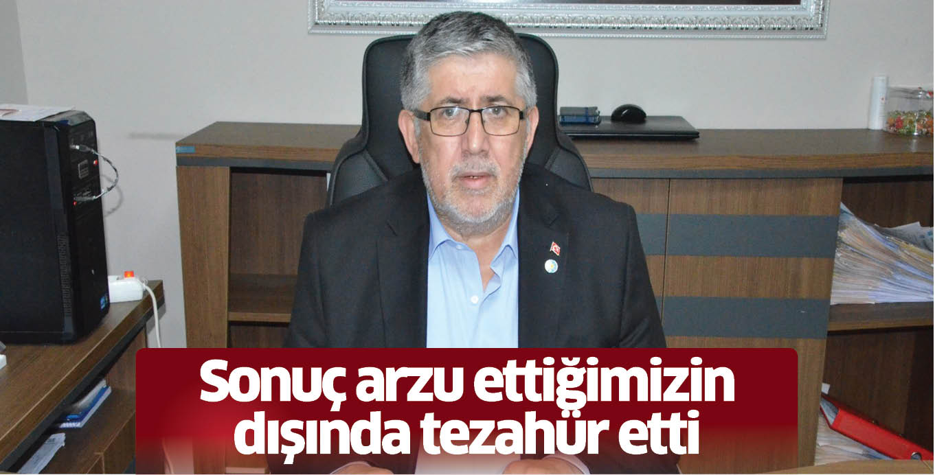 Sonuç arzu ettiğimizin dışında tezahür etti