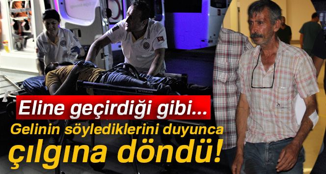 Oğlunu bıçaklayıp polise teslim oldu