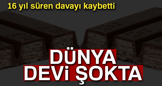 Nestle, Kit Kat çikolatası için açtığı ve 16 yıl süren davayı kaybetti
