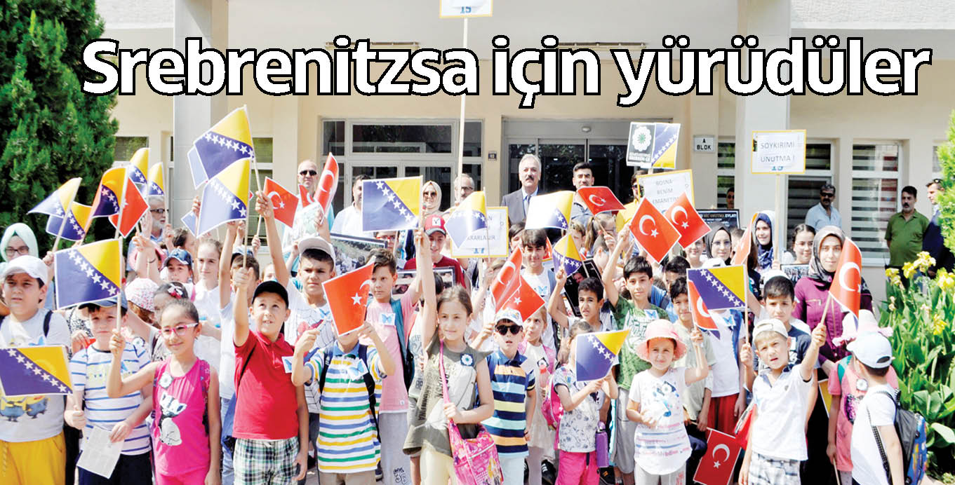 Srebrenitzsa için yürüdüler