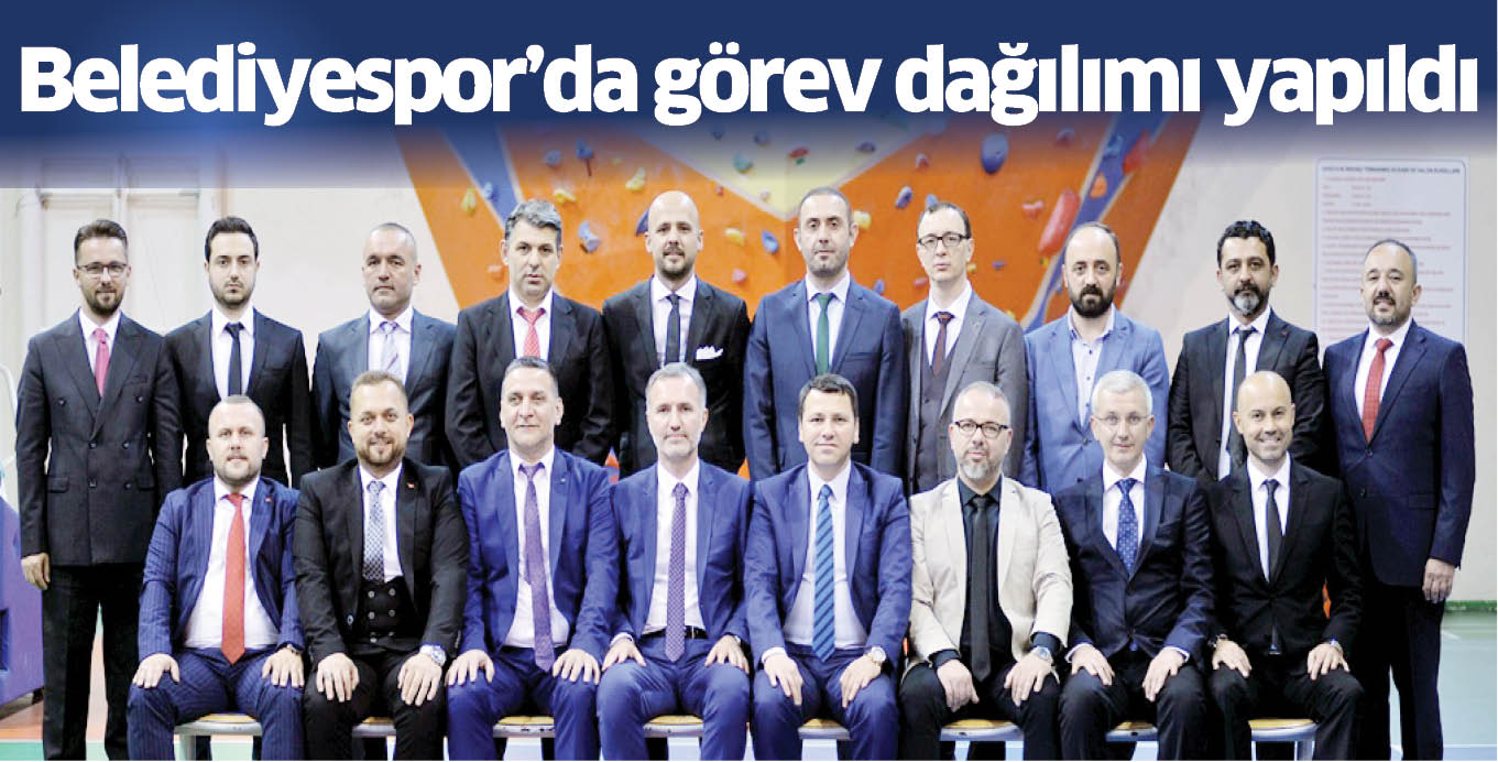 Belediyespor’da görev dağılımı yapıldı