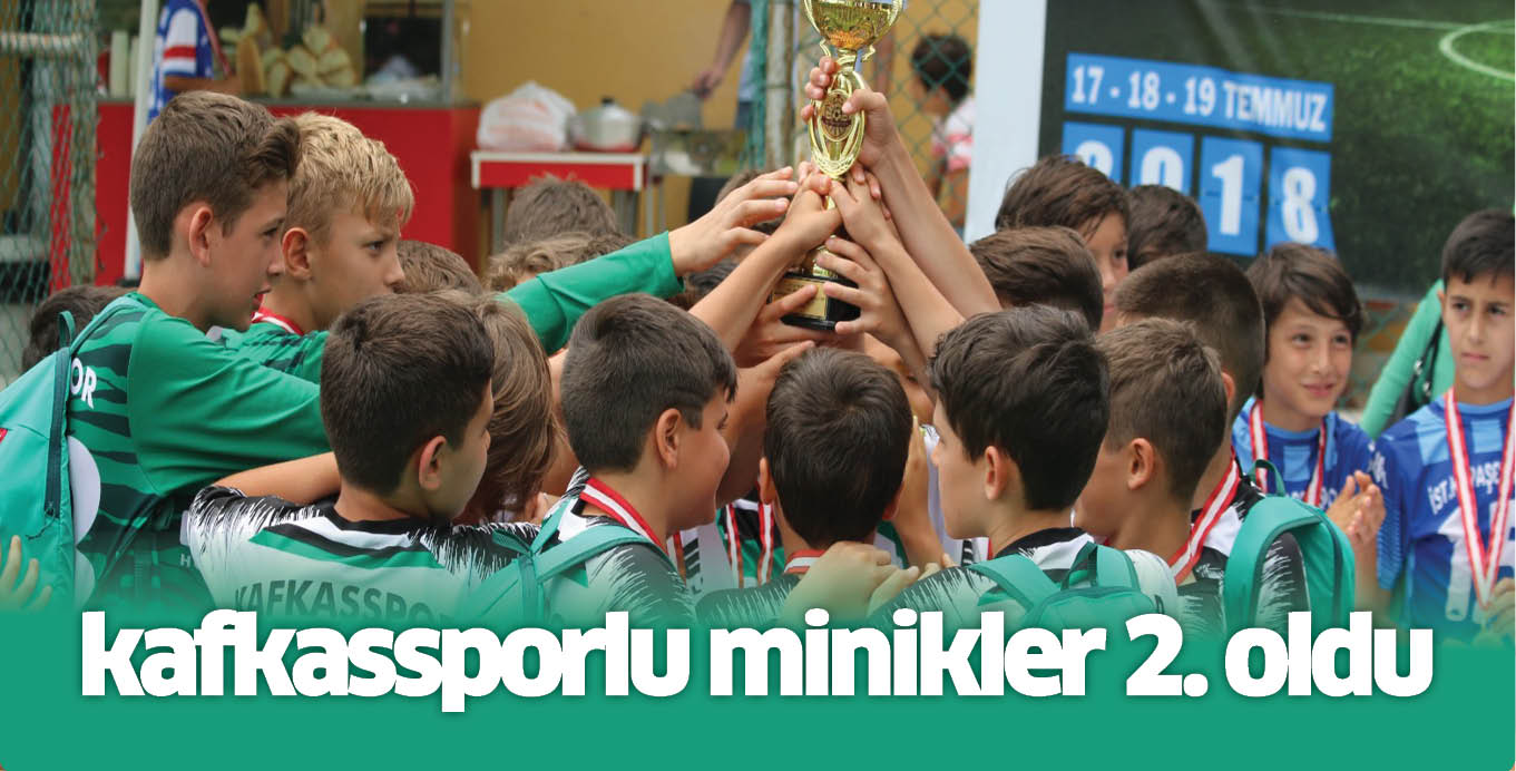 kafkassporlu minikler 2. oldu