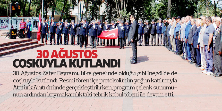 30 AĞUSTOS  COŞKUYLA KUTLANDI