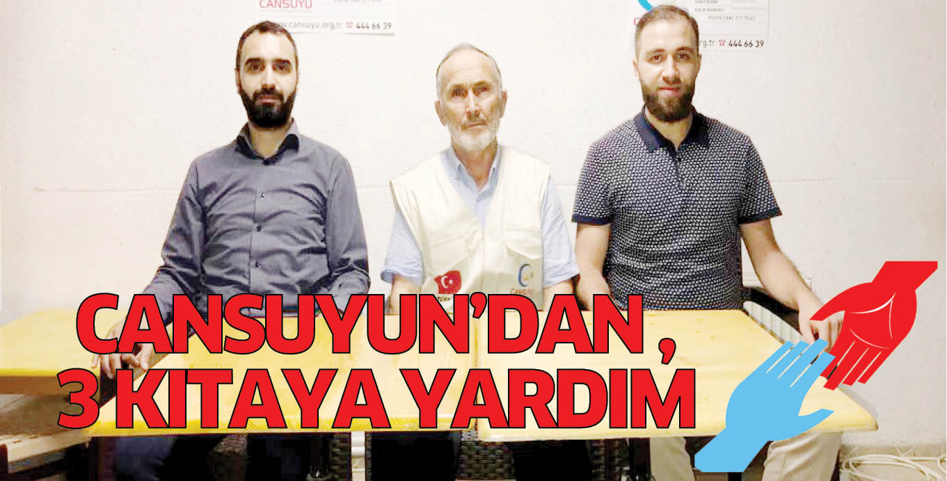 CANSUYUN’DAN 3 KITAYA YARDIM