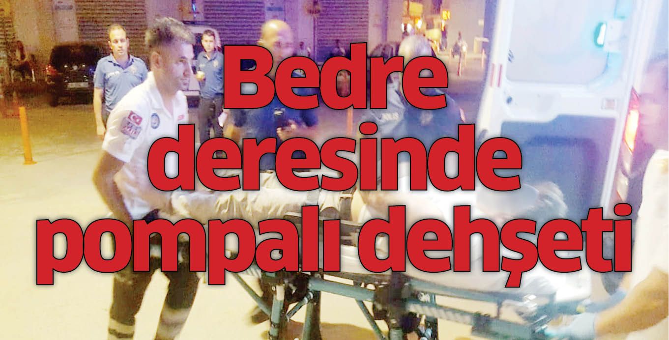 Bedre deresinde pompalı dehşeti