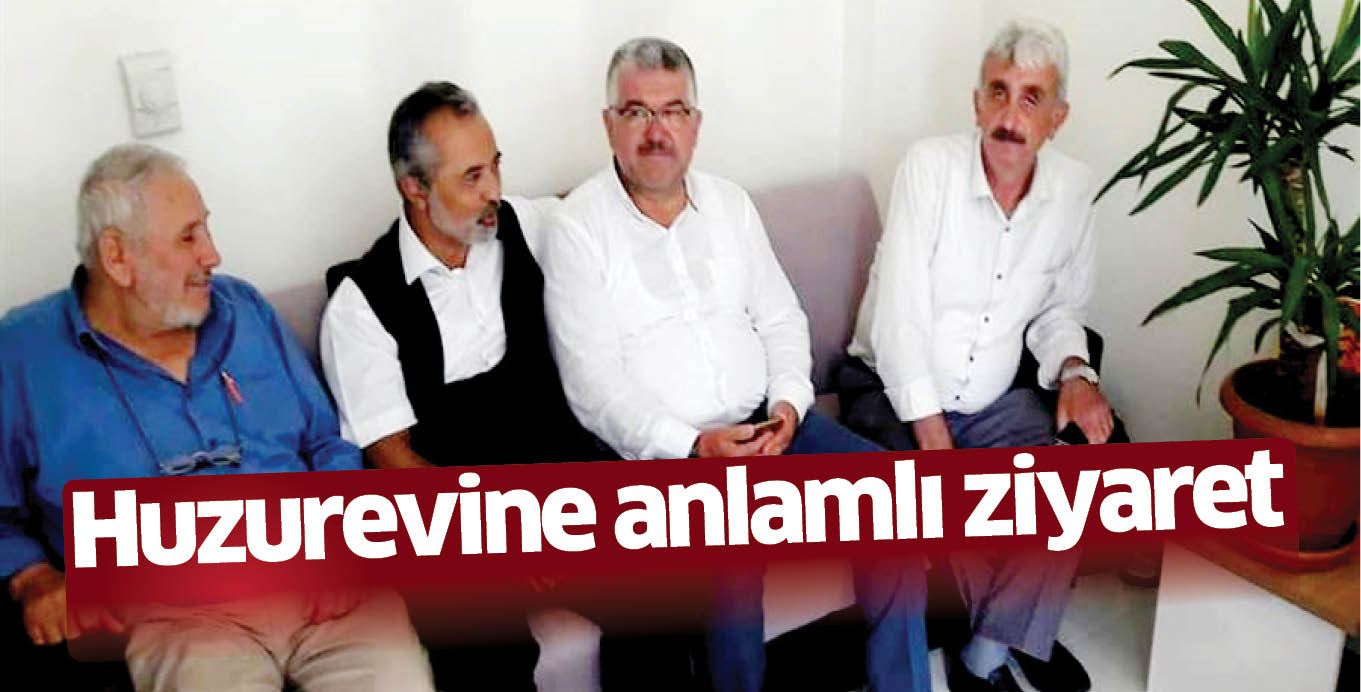 Huzurevine anlamlı ziyaret