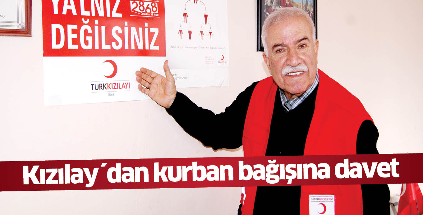 Kızılay´dan kurban bağışına davet