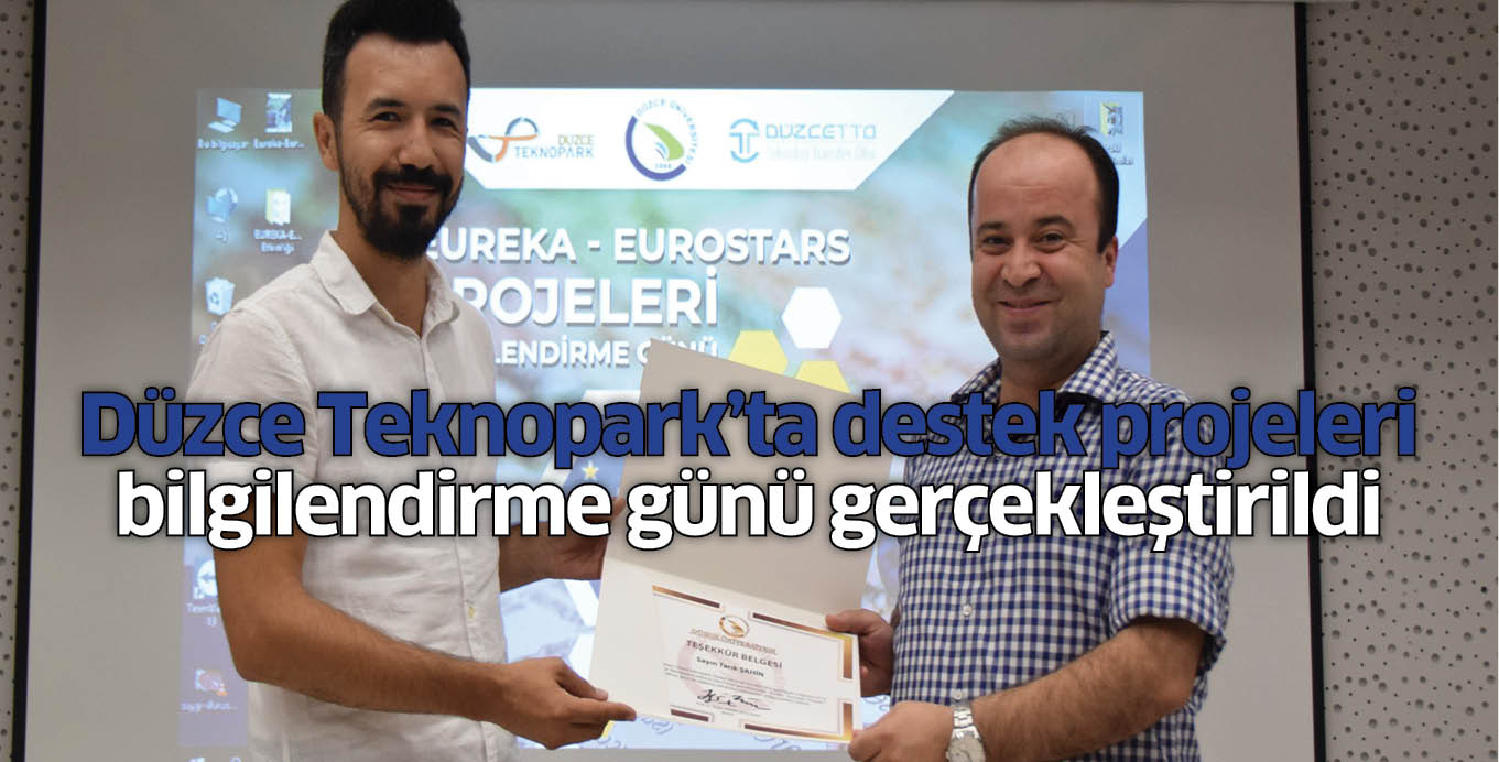 Düzce Teknopark’ta destek projeleri bilgilendirme günü gerçekleştirildi