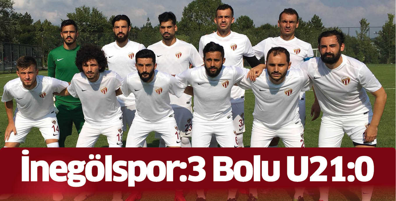 İnegölspor:3 Bolu U21:0