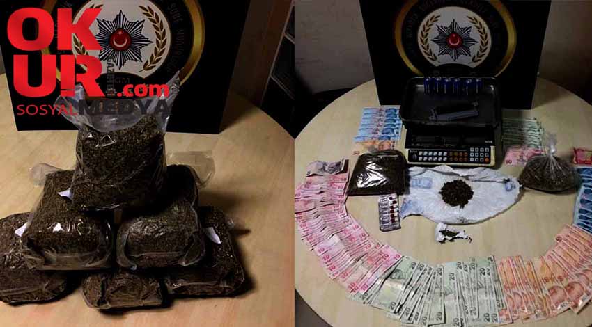 Vakumlu poşetlerde uyuşturucu servisi