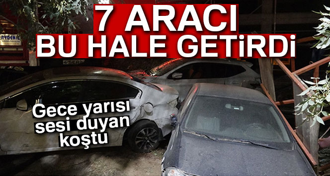 7 aracı kullanılamaz hale getirdi