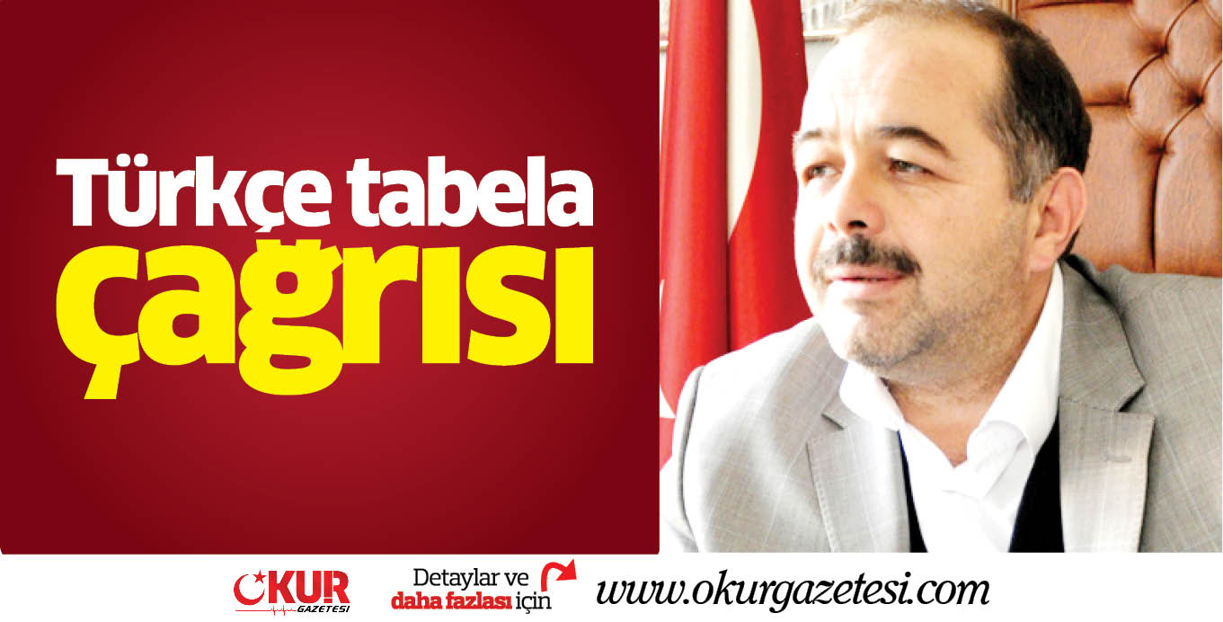Türkçe tabela çağrısı