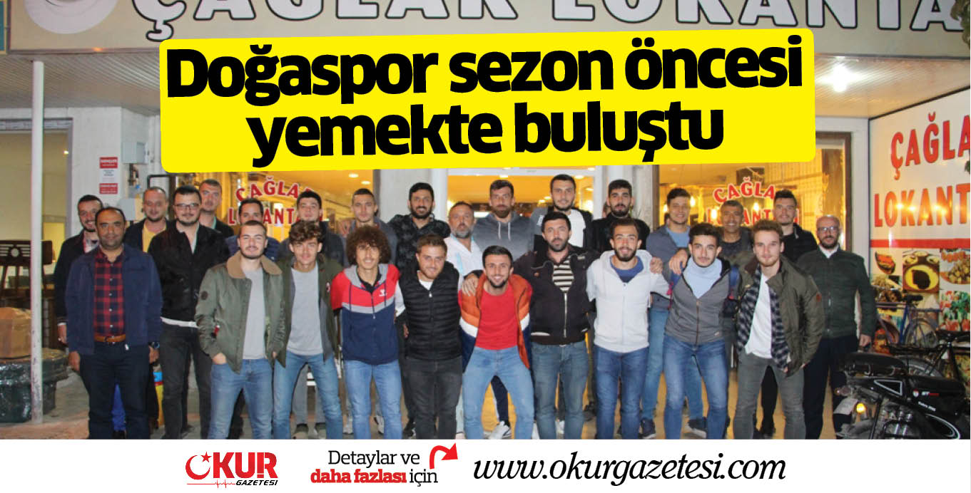 Doğaspor sezon öncesi yemekte buluştu