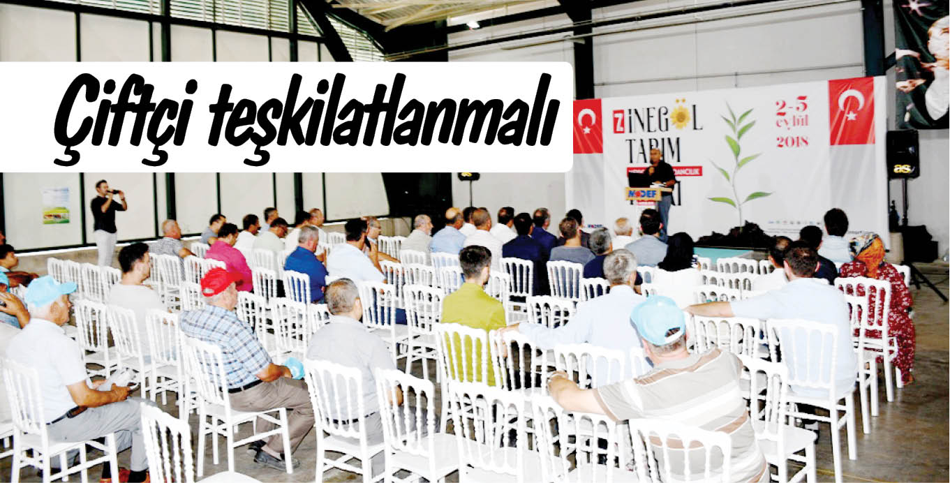 Çiftçi teşkilatlanmalı