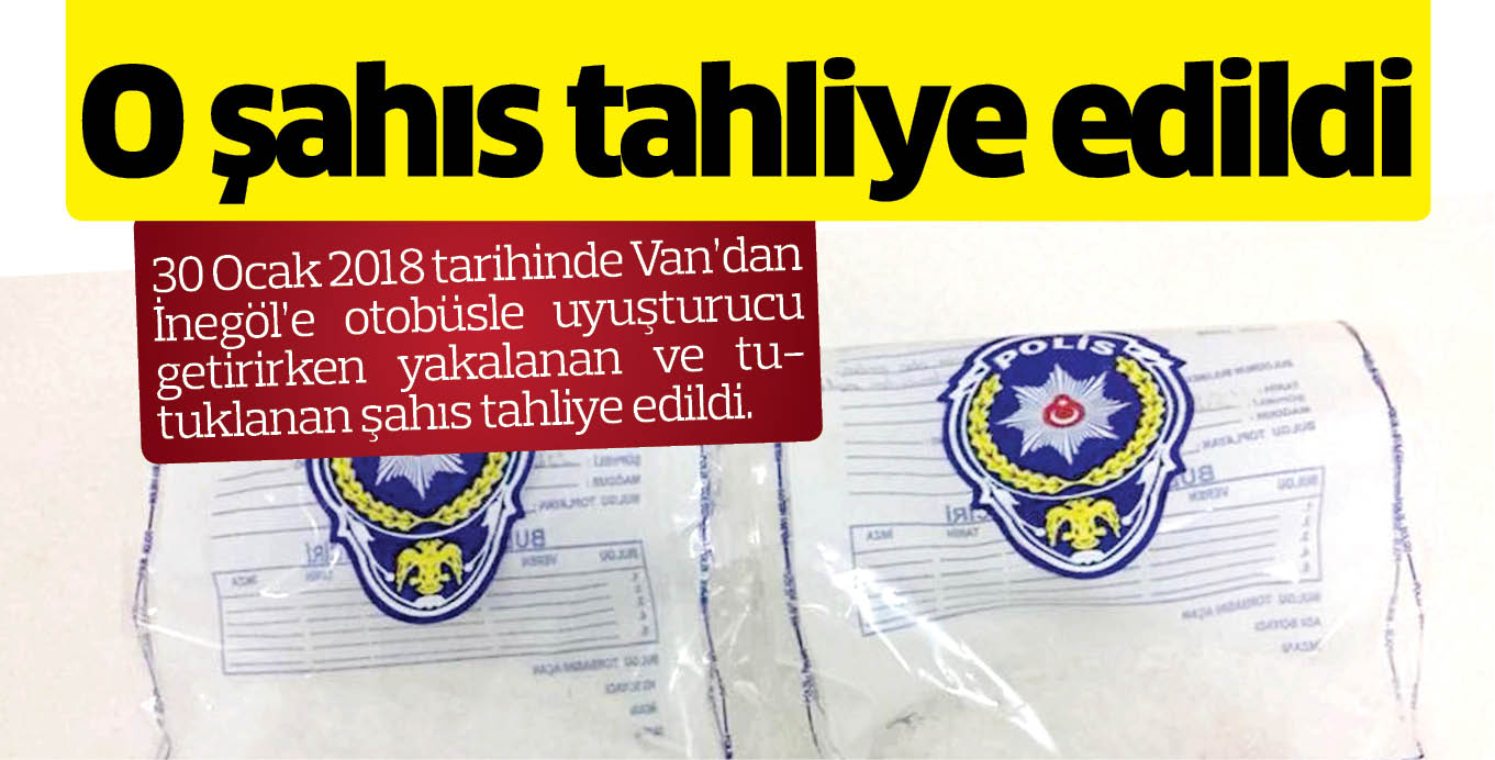 O şahıs tahliye edildi