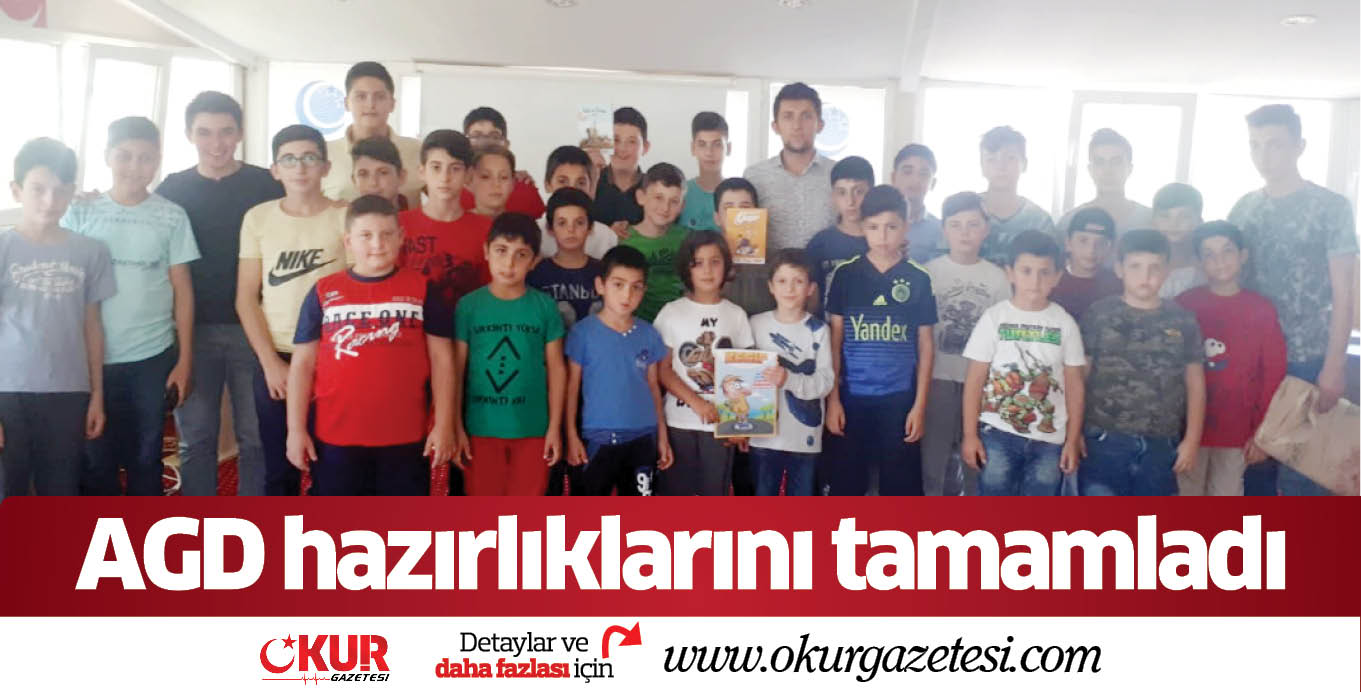 AGD hazırlıklarını tamamladı