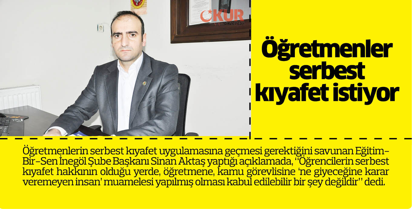 Öğretmenler serbest kıyafet istiyor