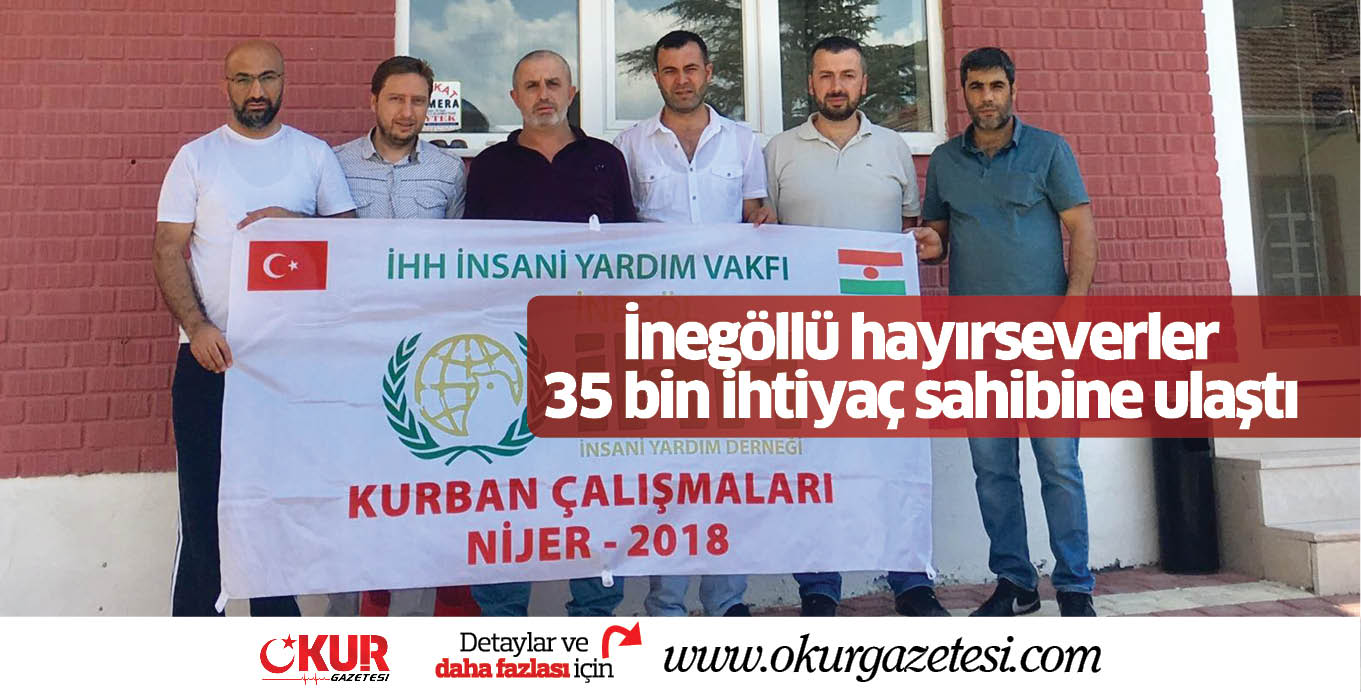 İnegöllü hayırseverler  35 bin ihtiyaç sahibine ulaştı