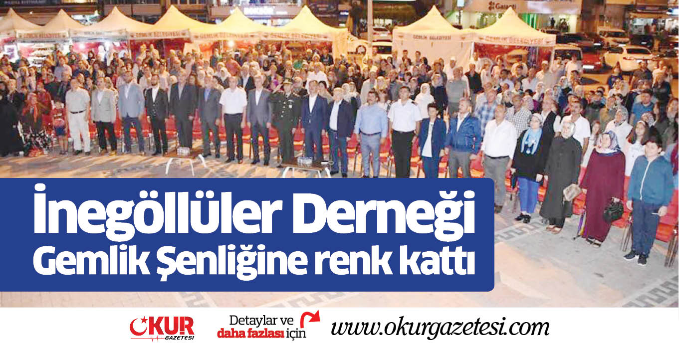 İnegöllüler Derneği Gemlik Şenliğine renk kattı