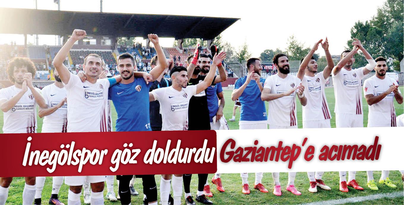İnegölspor göz doldurdu Gaziantep’e acımadı