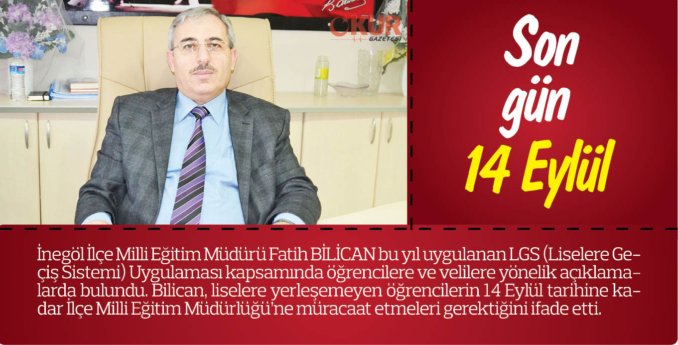 Son gün 14 Eylül