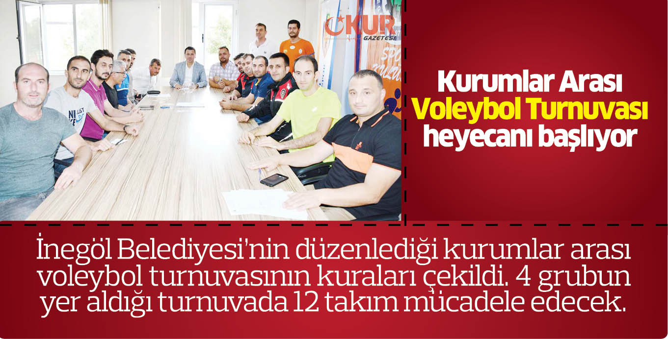 Kurumlar Arası Voleybol Turnuvası heyecanı başlıyor