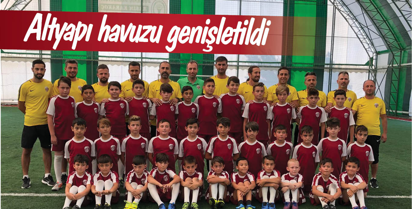 Altyapı havuzu genişletildi