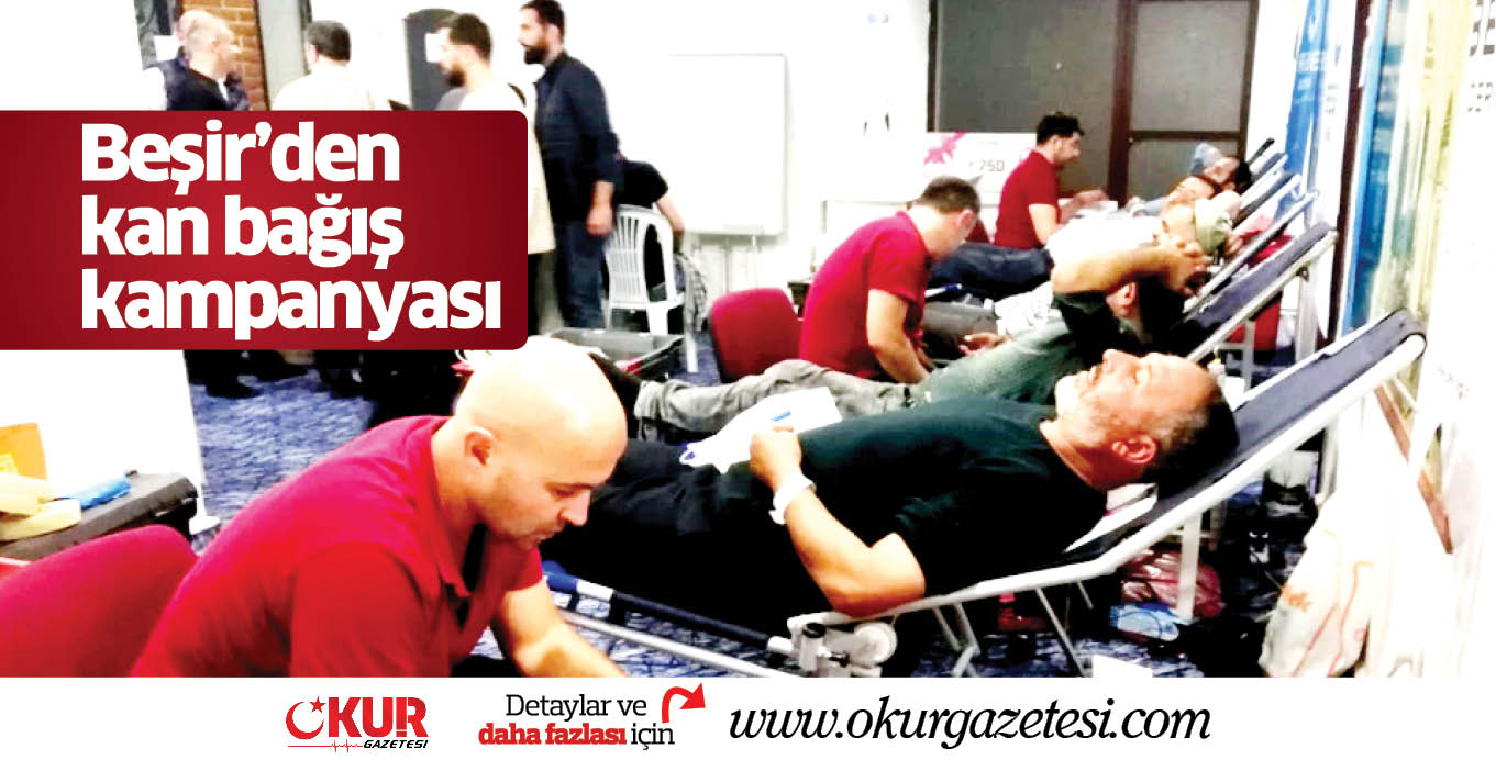 Beşir’den kan bağış kampanyası
