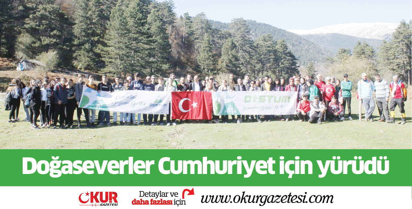 Doğaseverler Cumhuriyet için yürüdü