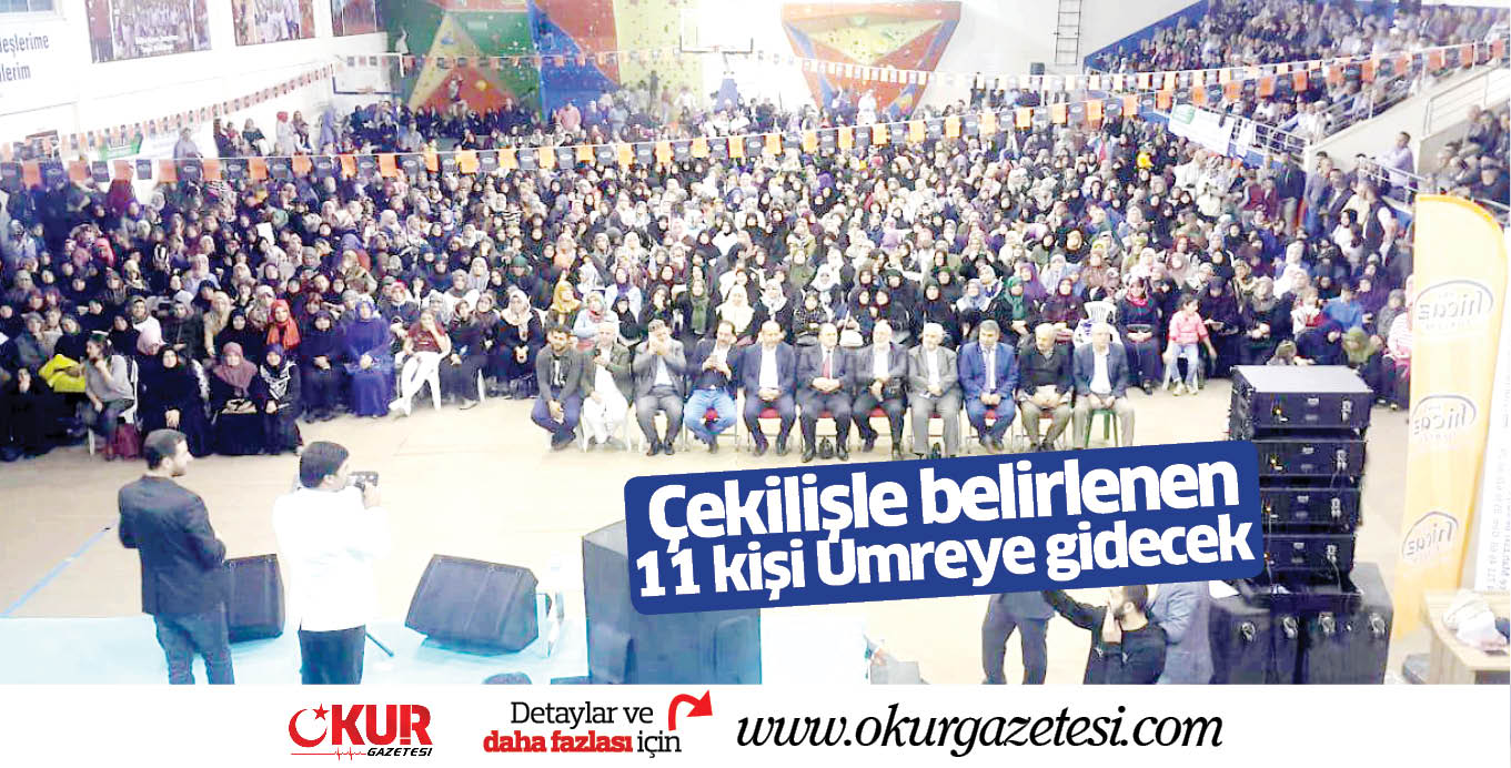 Çekilişle belirlenen 11 kişi Umreye gidecek