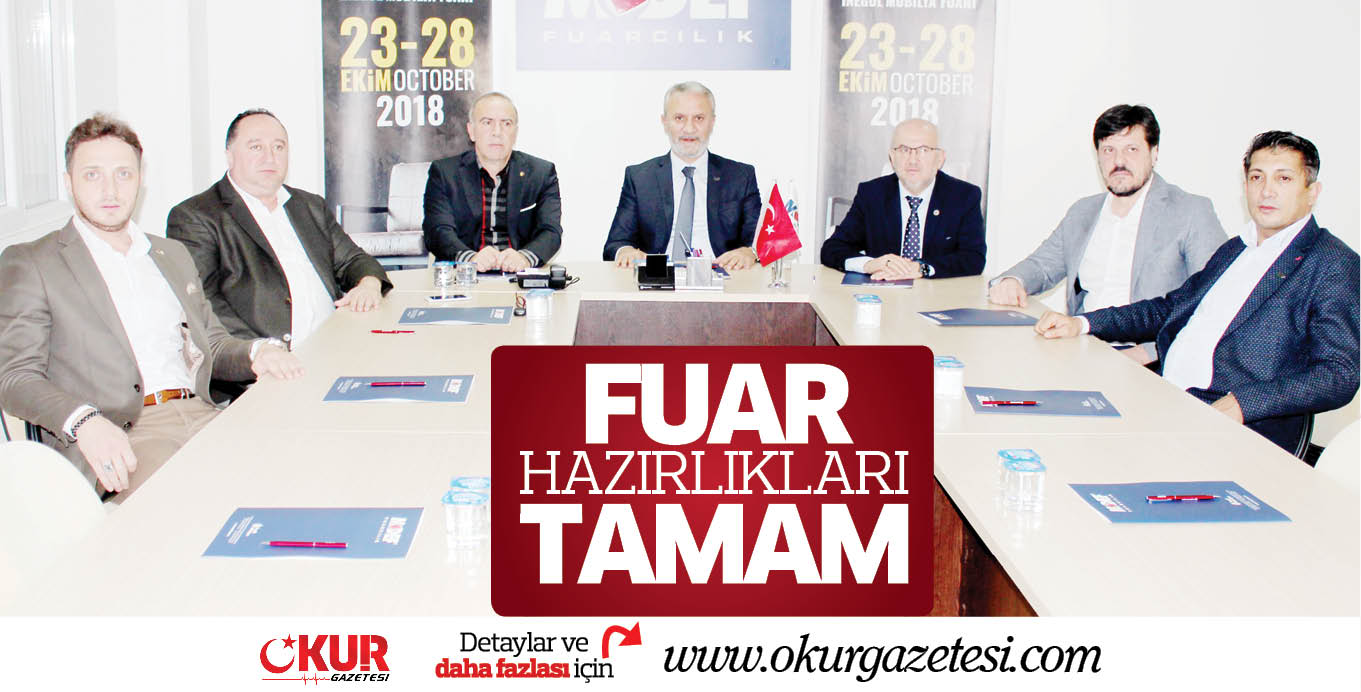 FUAR HAZIRLIKLARI TAMAM