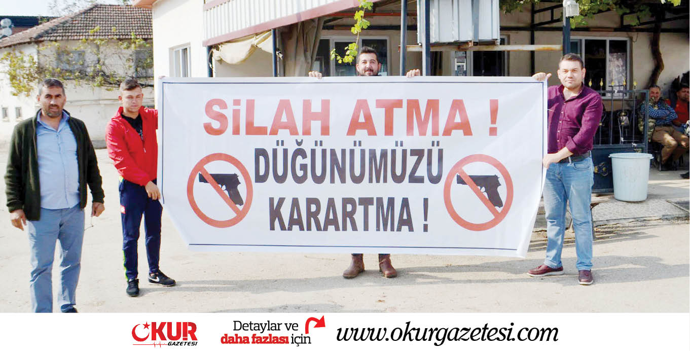 Silah atma, düğünümüzü karartma