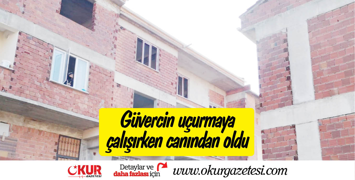 Güvercin uçurmaya çalışırken canından oldu