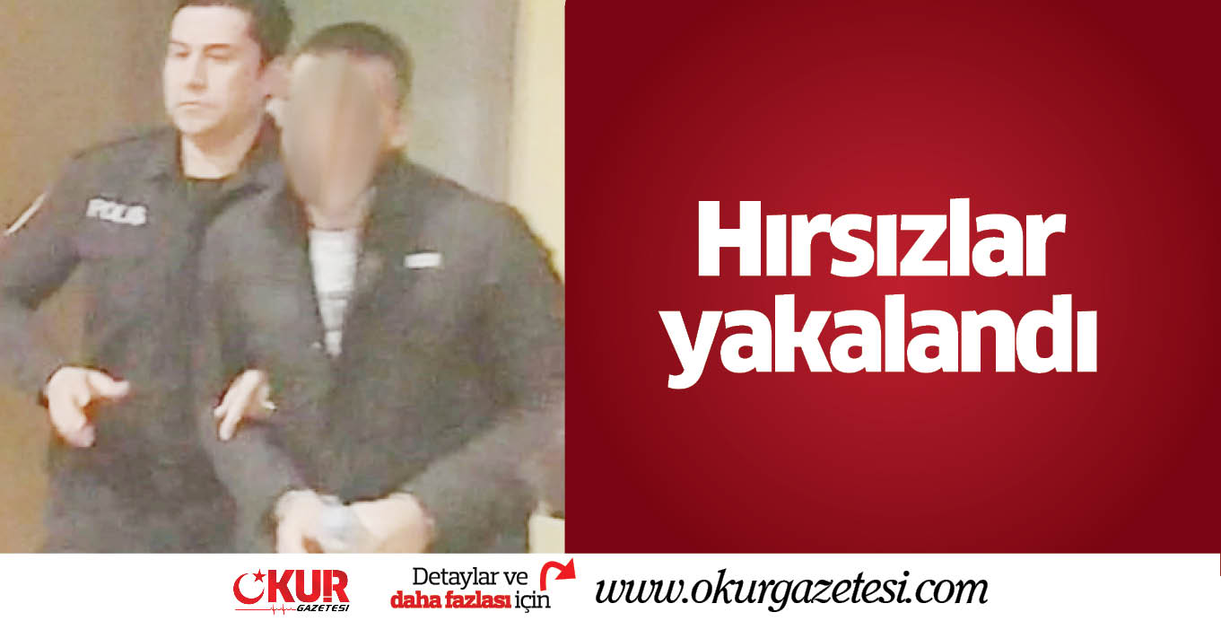 Hırsızlar yakalandı