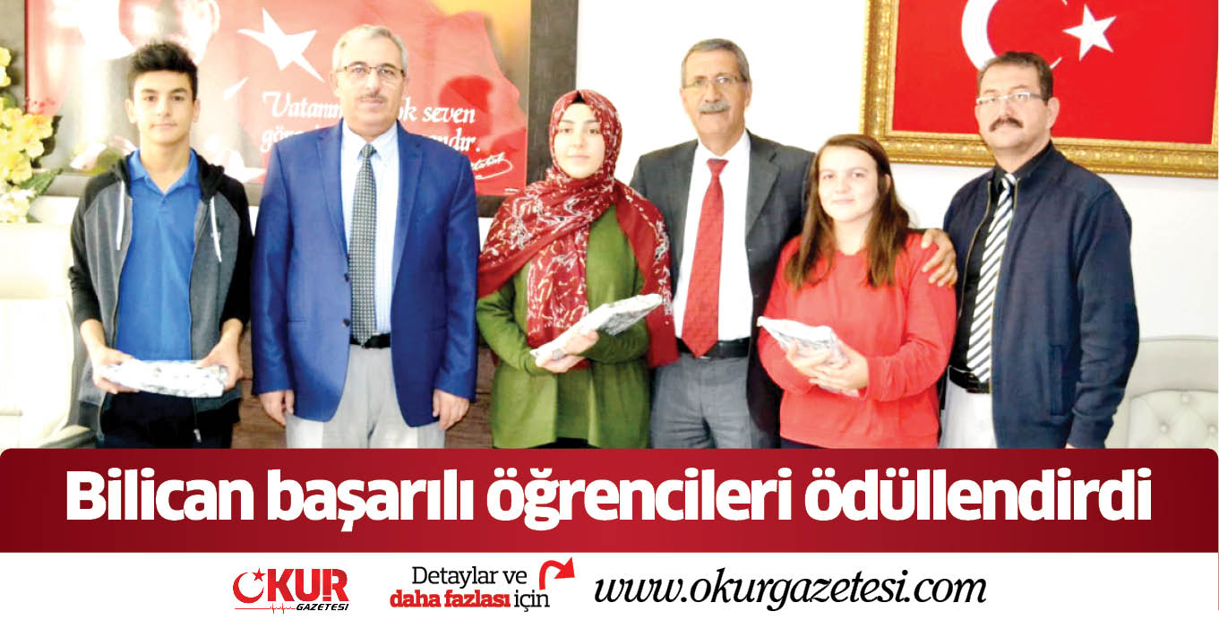 Bilican başarılı öğrencileri ödüllendirdi