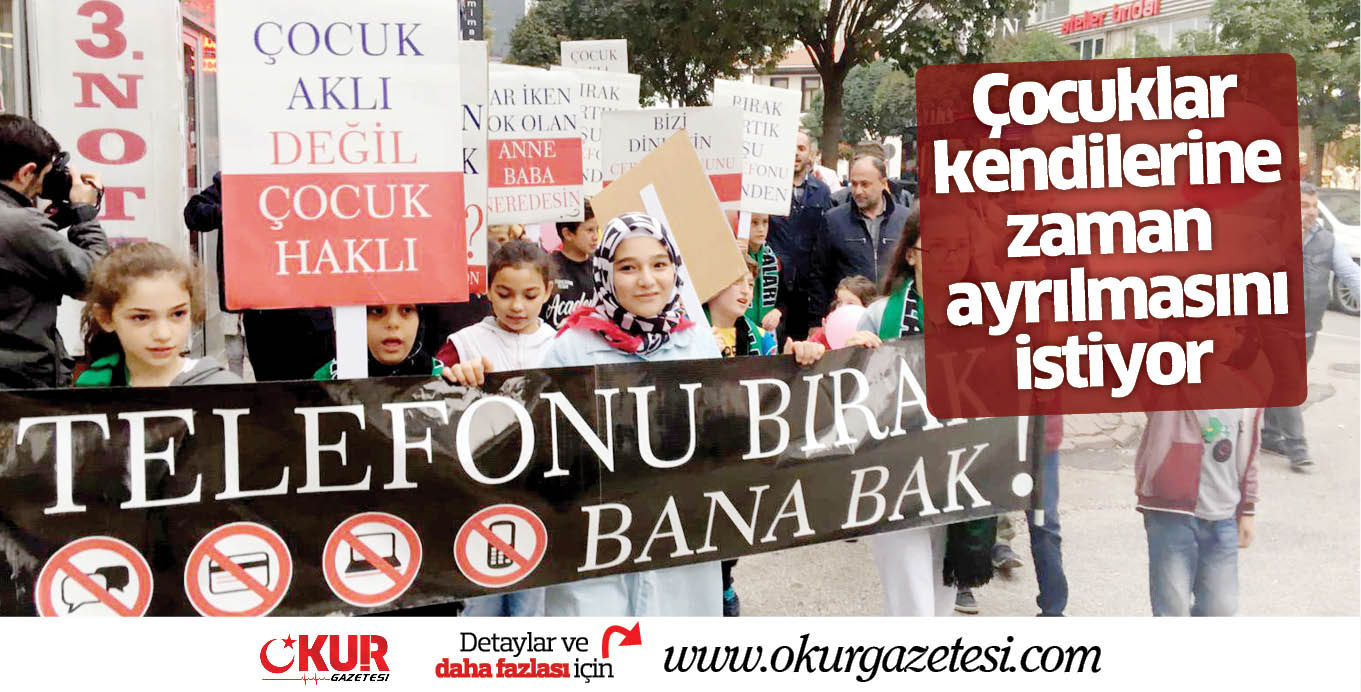 Çocuklar kendilerine zaman ayrılmasını istiyor