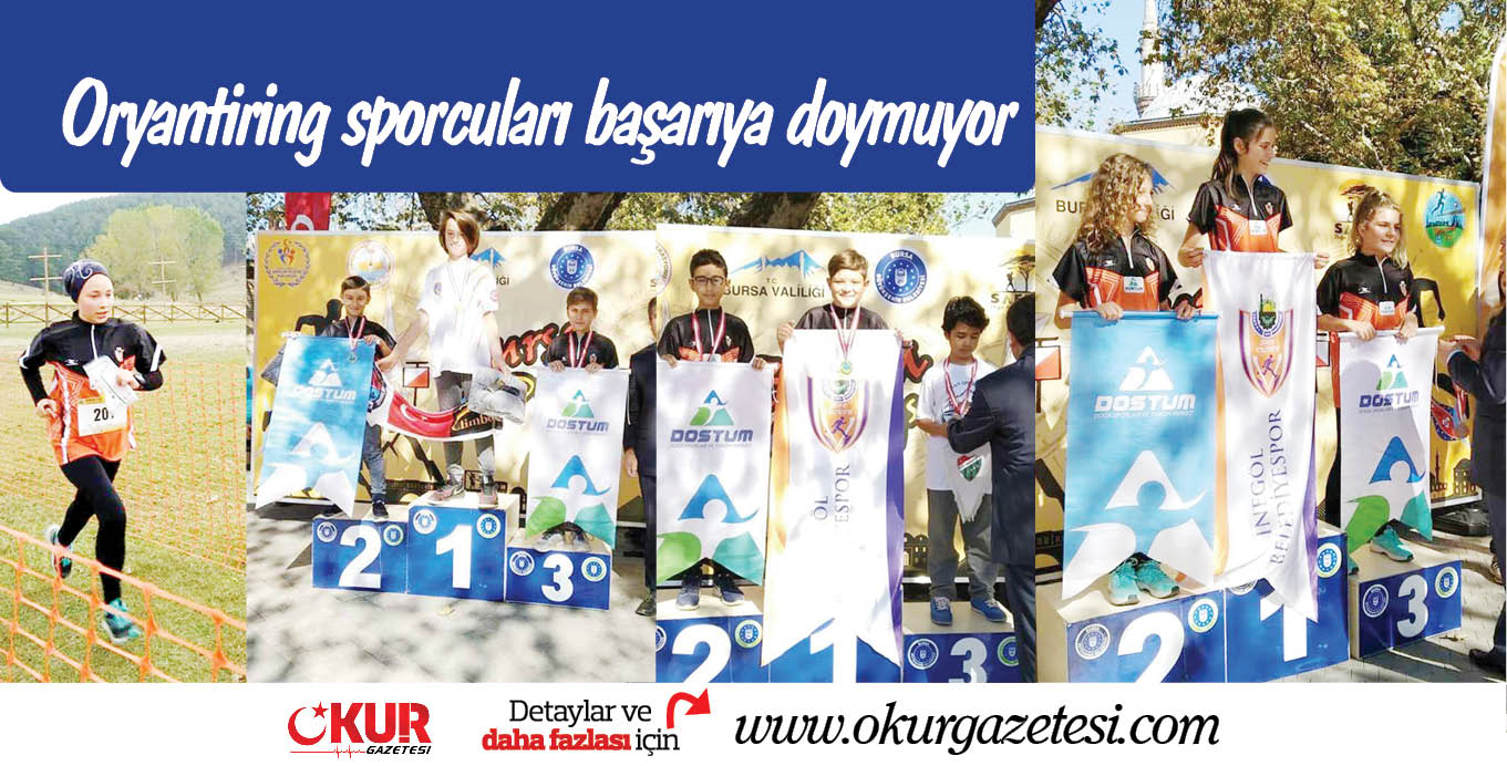 Oryantiring sporcuları başarıya doymuyor