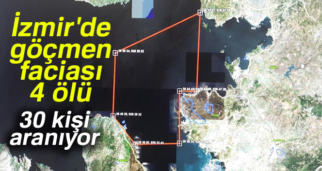 İzmir’de göçmen faciası: 4 ölü
