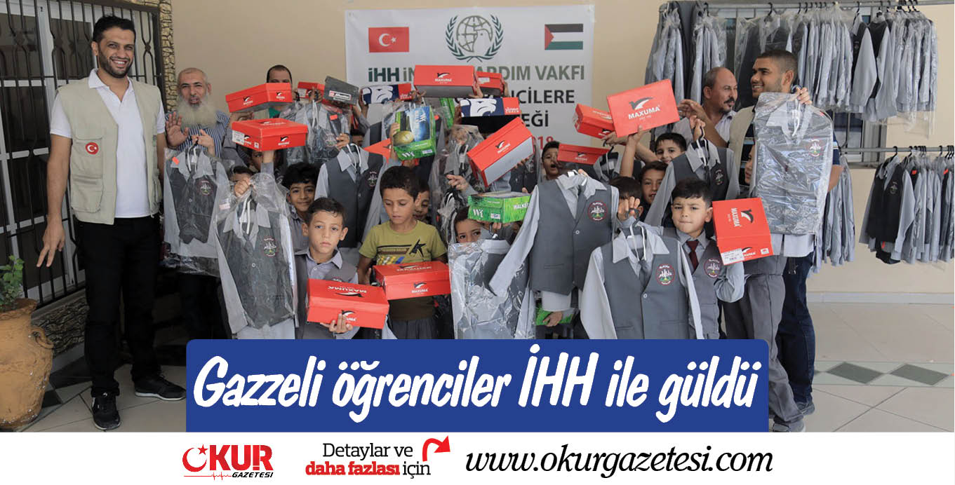Gazzeli öğrenciler İHH ile güldü
