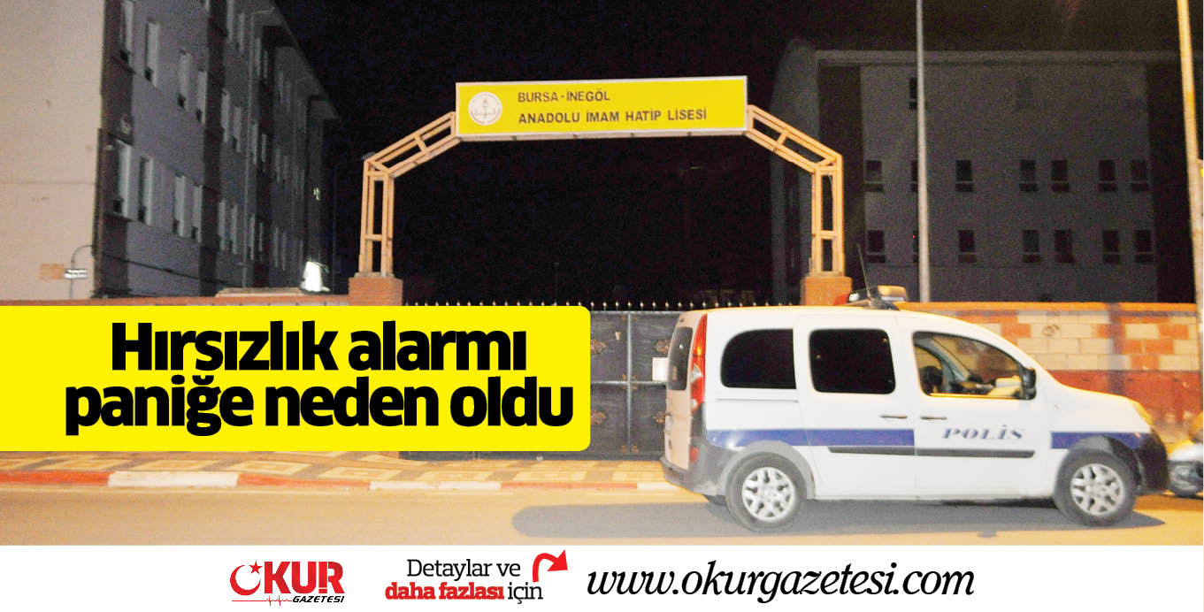 Hırsızlık alarmı paniğe neden oldu