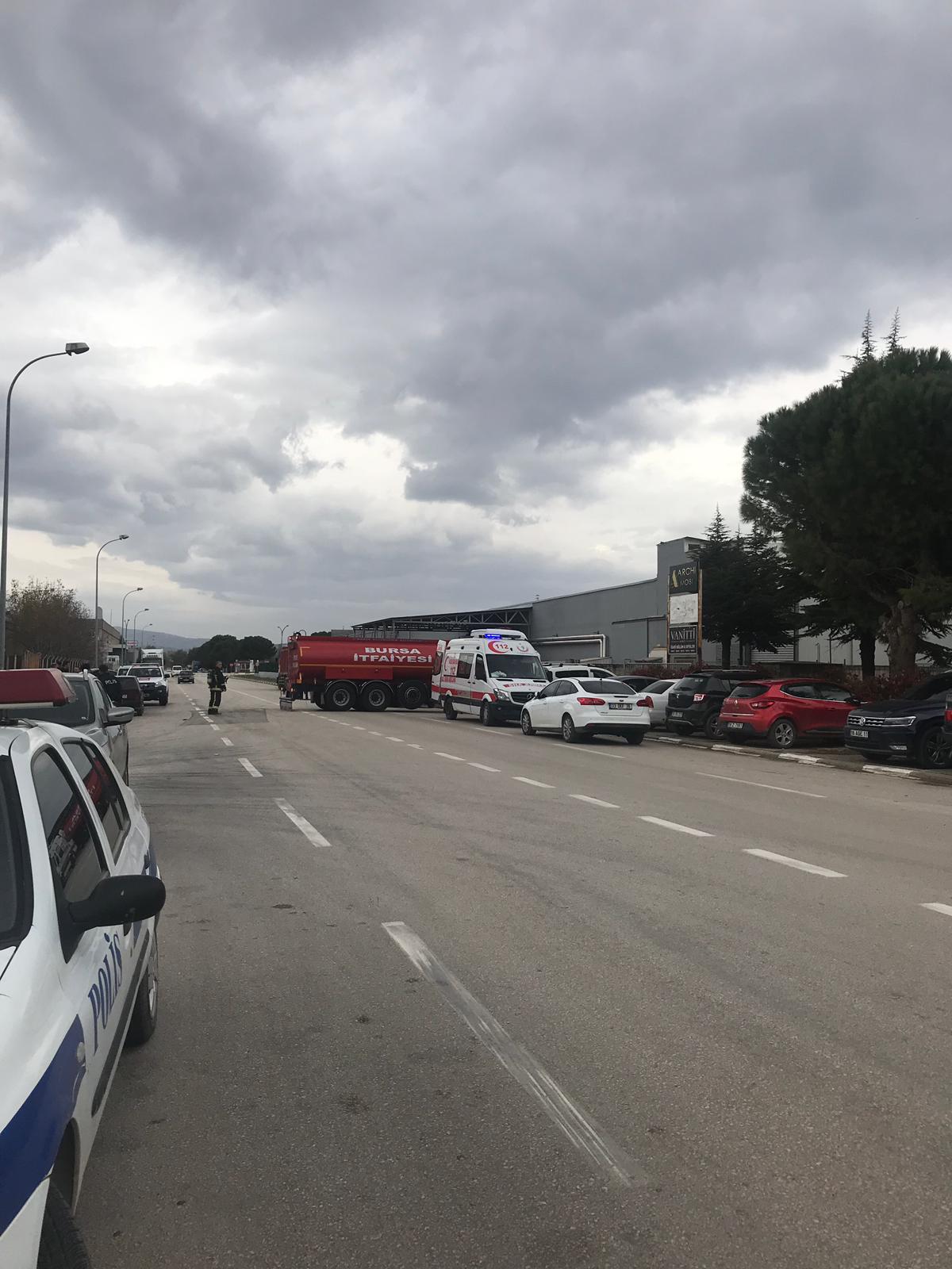 OSB’de fabrika yangını