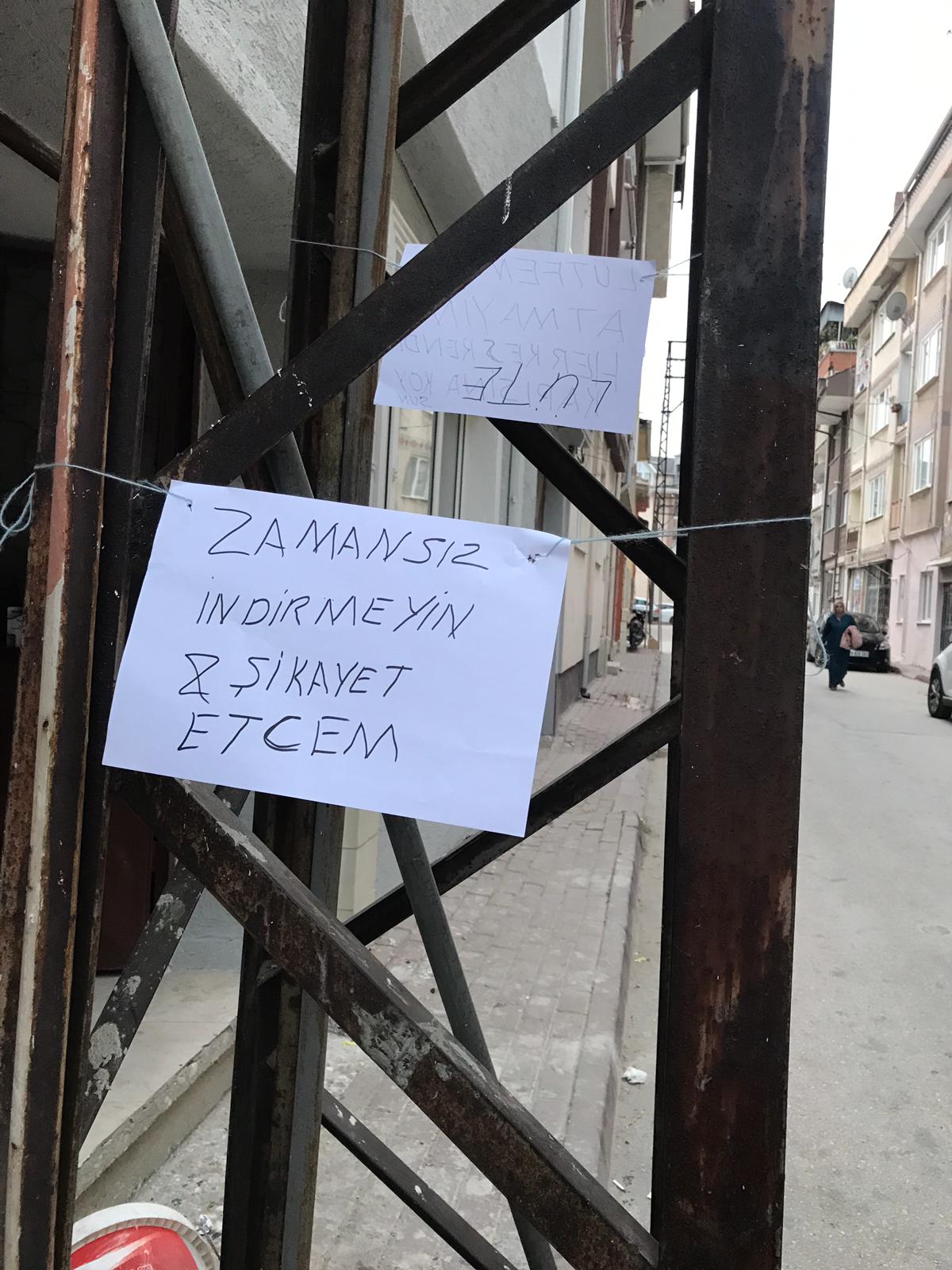 Mahalleliye böyle seslendi; ‘Şikayet ederim’