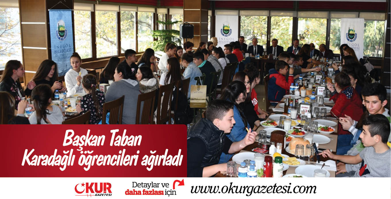 Başkan Taban Karadağlı öğrencileri ağırladı