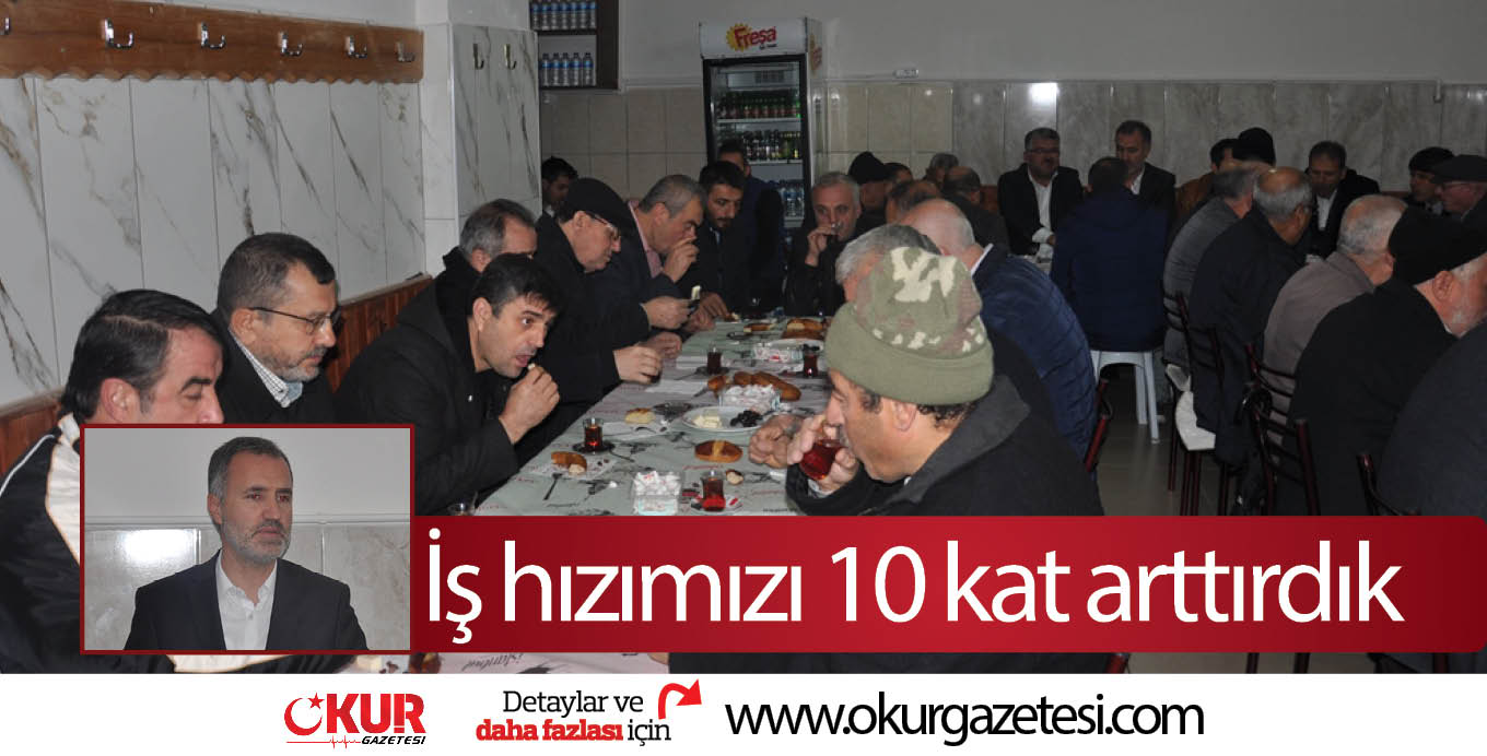 İş hızımızı 10 kat arttırdık