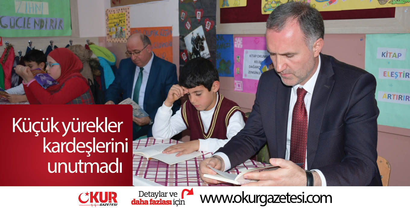 Küçük yürekler kardeşlerini unutmadı